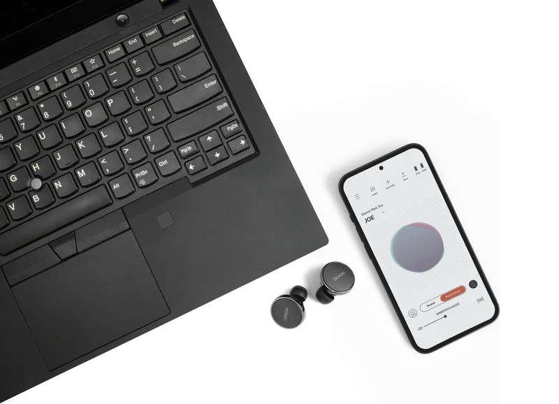 Denon PerL Pro - Les écouteurs sans fil antibruit avec la calibration sur mesure!