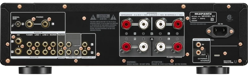 Marantz Model50 - Amplificateur stéréo intégré 70W/C, entrée phono séparé haut de gamme