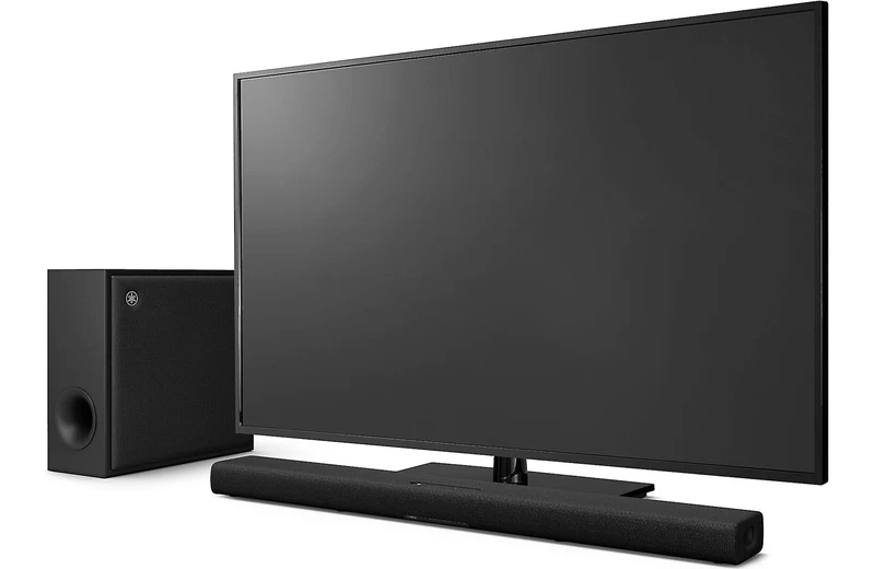 Yamaha SRX50A - Barre de son 280Watts, Dolby Atmos, Sub sans fil, Clear Voice