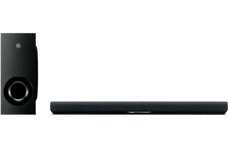 Yamaha SRB40A - Barre de son 200Watts, Dolby Atmos, Sub sans fil, Clear Voice