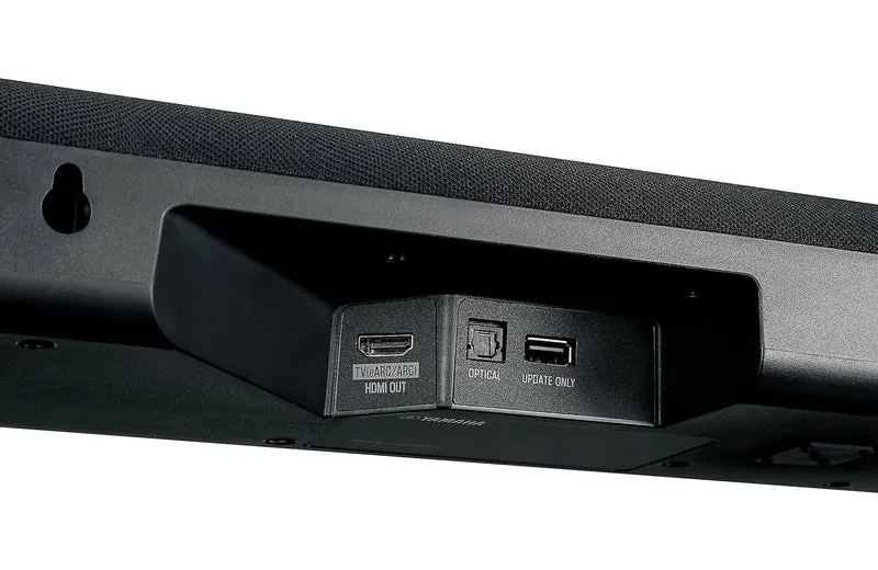 Yamaha SRB40A - Barre de son 200Watts, Dolby Atmos, Sub sans fil, Clear Voice