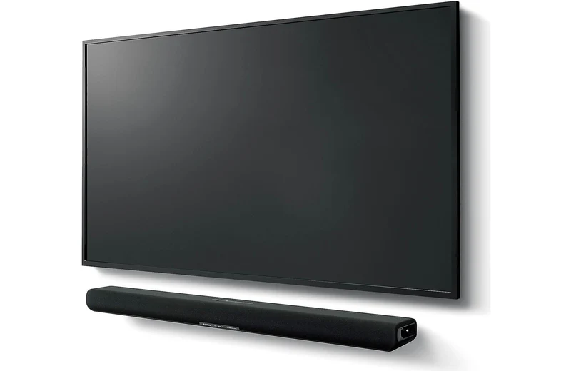 Yamaha SRB30A - Barre de son 120 Watts, Dolby Atmos, sub intégré, Clear Voice