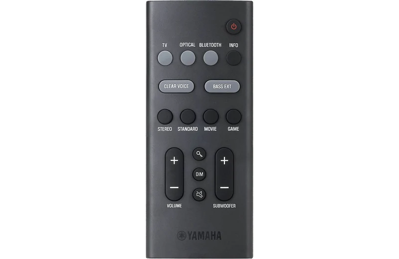 Yamaha SRB30A - Barre de son 120 Watts, Dolby Atmos, sub intégré, Clear Voice