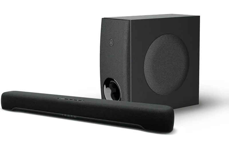 Yamaha SRC30A - Barre de son 90Watts, 2.1 canaux, Dolby Atmos, Sub sans fil, Clear Voice