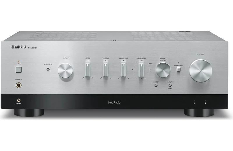 Yamaha RN800A - Récepteur stéréo MusicCast 100Watts par canal, Wi-Fi, Bluetooth®, entrée phono, HP A/B