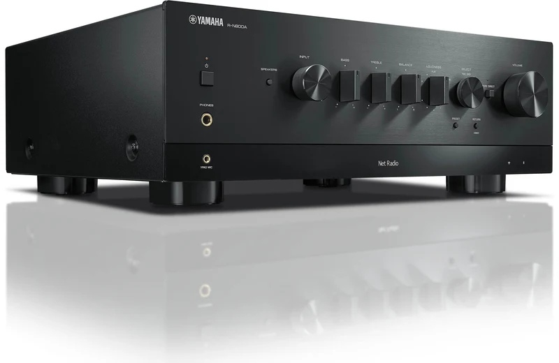 Yamaha RN800A - Récepteur stéréo MusicCast 100Watts par canal, Wi-Fi, Bluetooth®, entrée phono, HP A/B