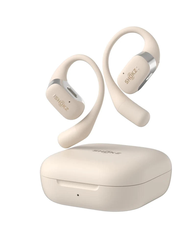 SHOKZ OpenFit - Écouteurs Bluetooth à conduction osseuse