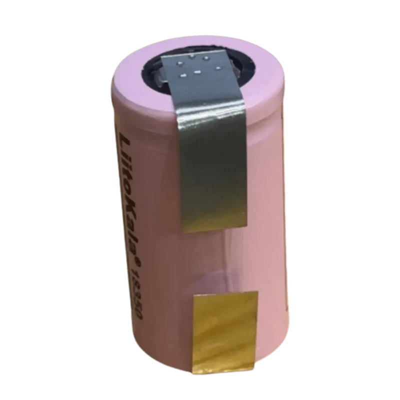 Batterie Lithium Rechargeable ICR 3.7v 18350 900mAh - 8A avec languettes