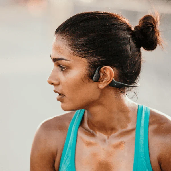 SHOKZ OpenRun - Écouteurs d'endurance à conduction osseuse Bluetooth