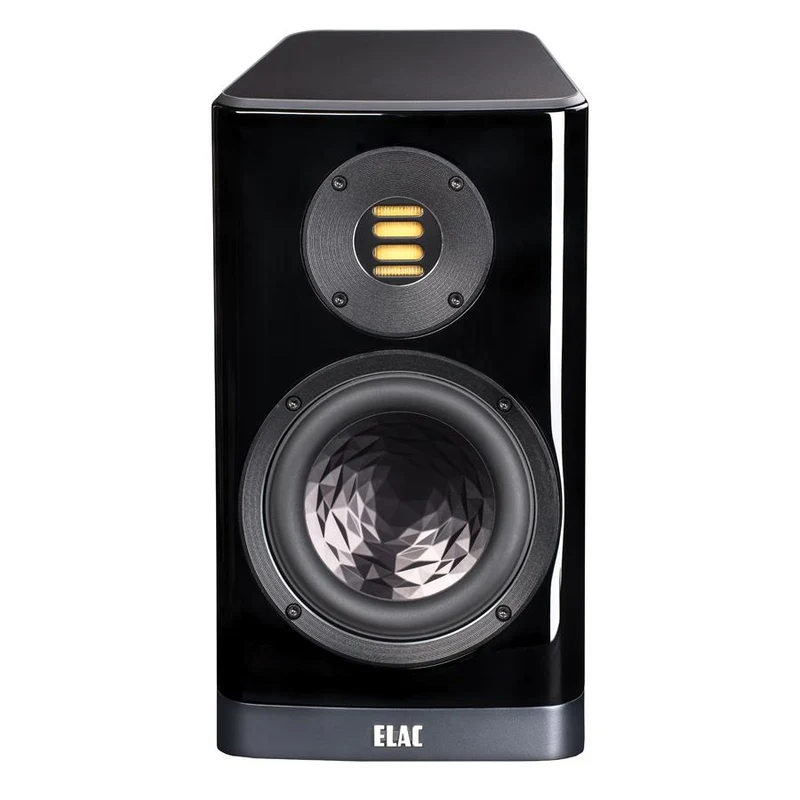 ELAC Vela BS403 : enceintes d'étagère au design complexe