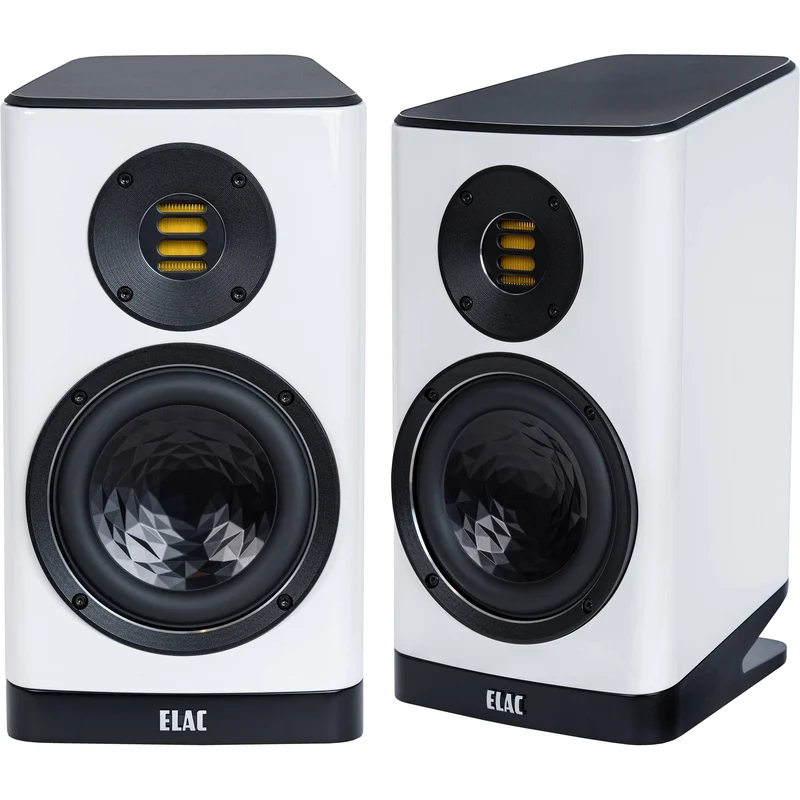 ELAC Vela BS403 : enceintes d'étagère au design complexe
