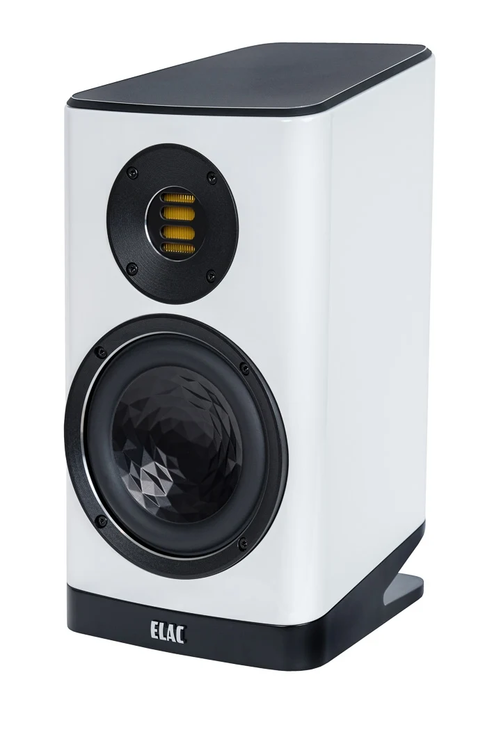 ELAC Vela BS403 : enceintes d'étagère au design complexe