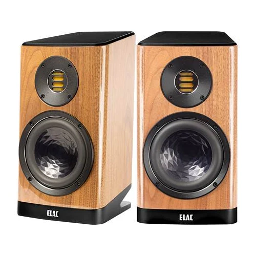 ELAC Vela BS403 : enceintes d'étagère au design complexe