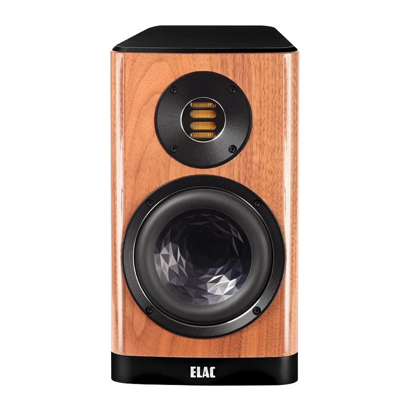 ELAC Vela BS403 : enceintes d'étagère au design complexe