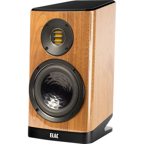 ELAC Vela BS403 : enceintes d'étagère au design complexe