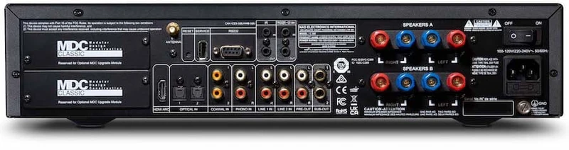 NAD C389 - Amplificateur stéréo intégré hybride 130 W/C, DAC, entrée phono