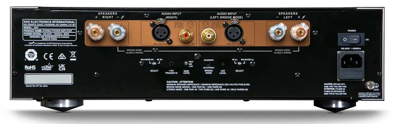 NAD M23 V2 - Amplificateur de puissance 200Watts/Canal (Disponible octobre)