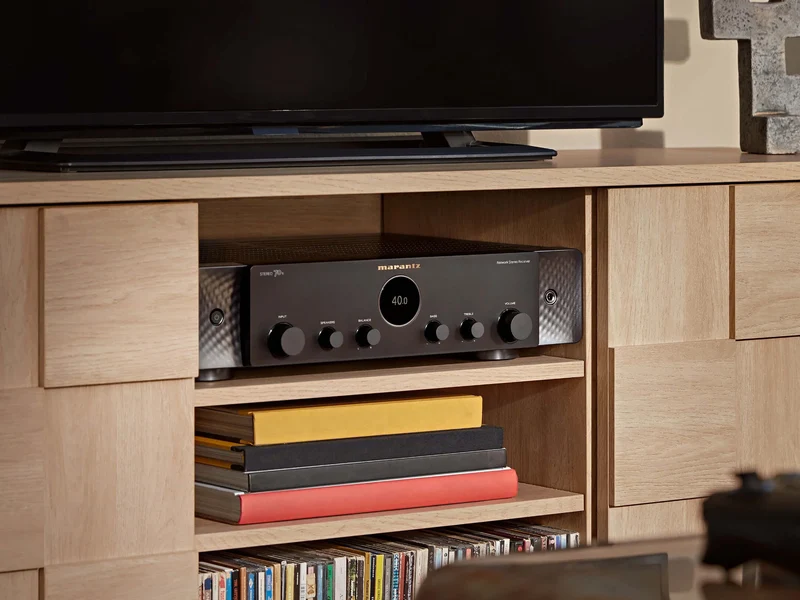 Marantz Stereo 70s - Récepteur stéréo Audio/Vidéo 75W/C, Lecteur réseau, entrée Phono, HDMI 8K