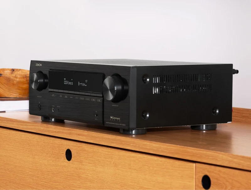 Denon AVRX1800H - Récepteur cinéma maison 7.2, 8K, 80W, 7 Canaux amplifiés, Dolby Atmos, 3D