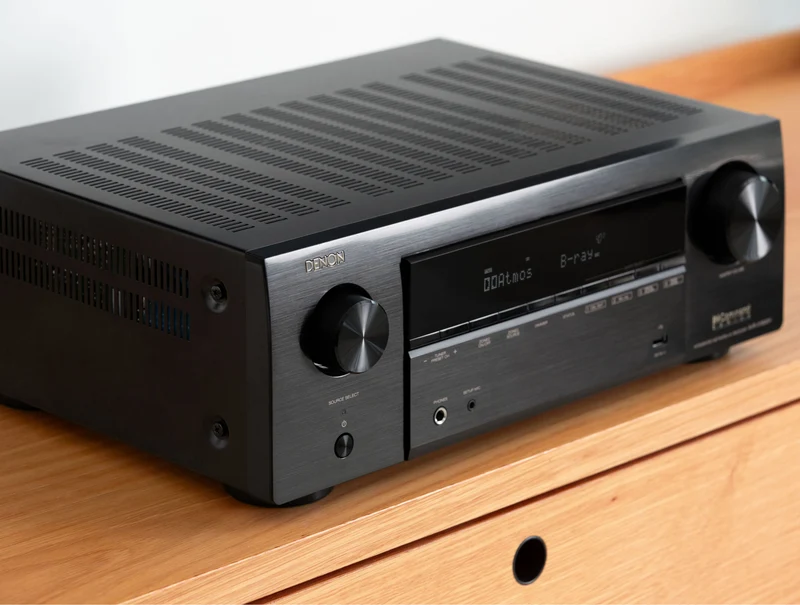 Denon AVRX1800H - Récepteur cinéma maison 7.2, 8K, 80W, 7 Canaux amplifiés, Dolby Atmos, 3D