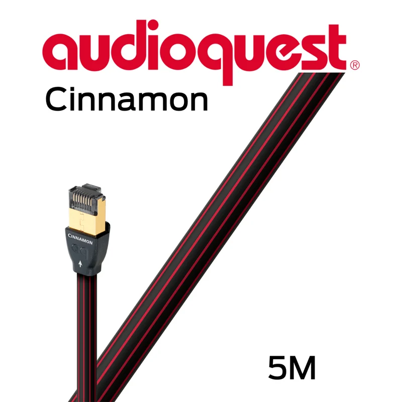 Audioquest Cinnamon - Câble réseau Ethernet 1.25% d'argent