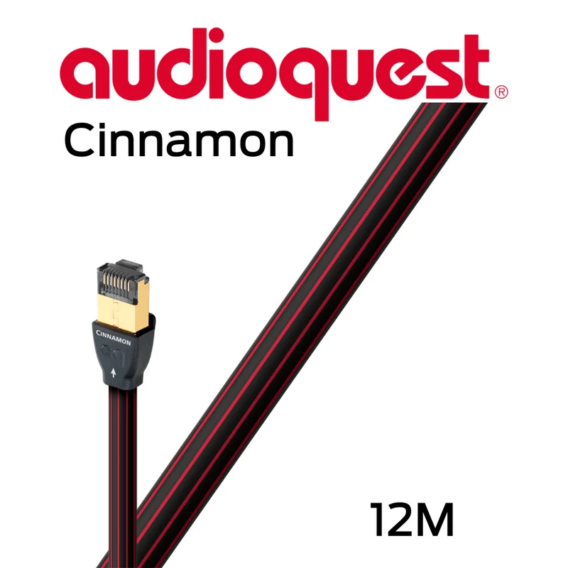 Audioquest Cinnamon - Câble réseau Ethernet 1.25% d'argent