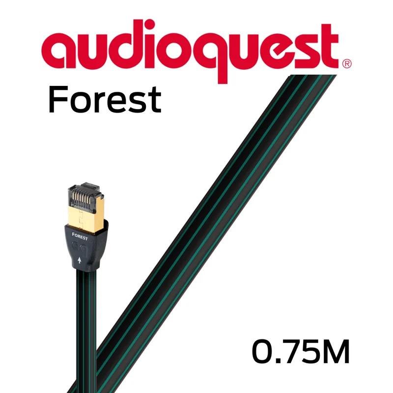 Audioquest Forest - Câbles réseaux Ethernet 0.5% d'argent