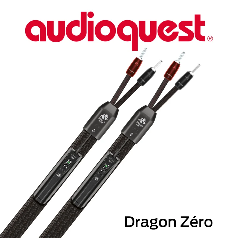 AudioQuest Dragon Zéro - Câble à haut-parleurs calibre 10AWG 72v