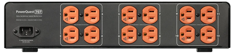 Audioquest PowerQuest PQ707 - Barre 12 prises-Correction 45AMP-PQ7152M