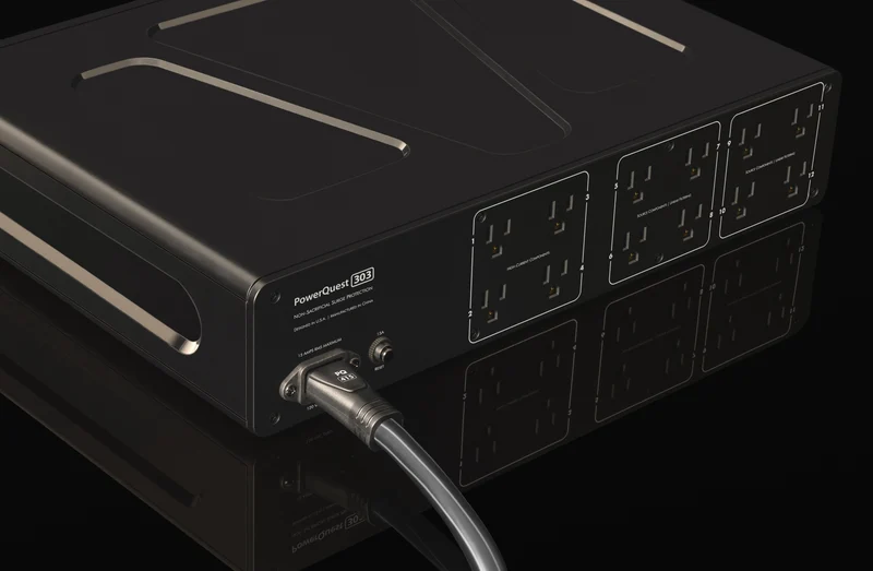 Audioquest PowerQuest PQ-303 - Barre à 12 prises + Cordon PQ-415 2M
