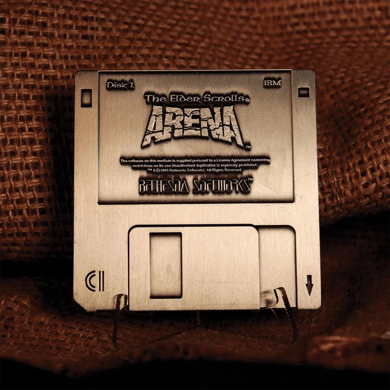 Réplique de disquette The Elder Scrolls Arena