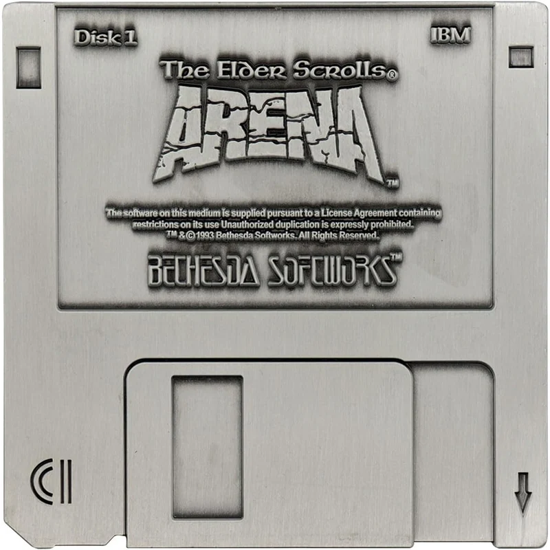 Réplique de disquette The Elder Scrolls Arena
