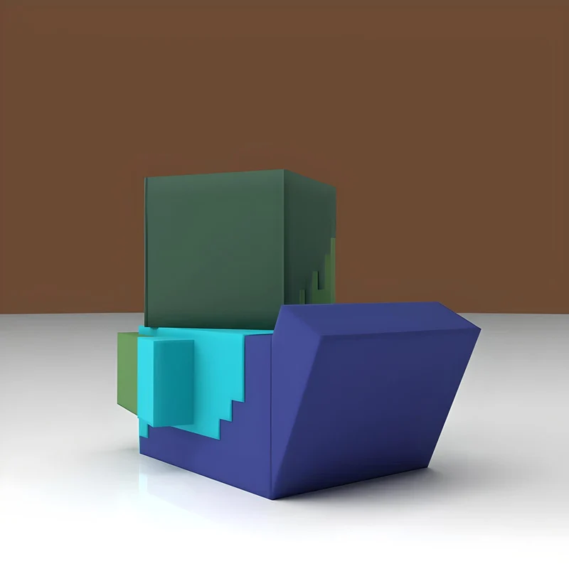 Minecraft TUBBZ First Edition - Canard de bain zombie
