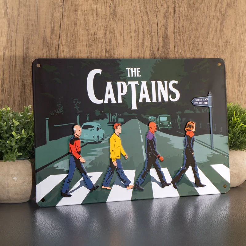 Plaque en métal - The Captains