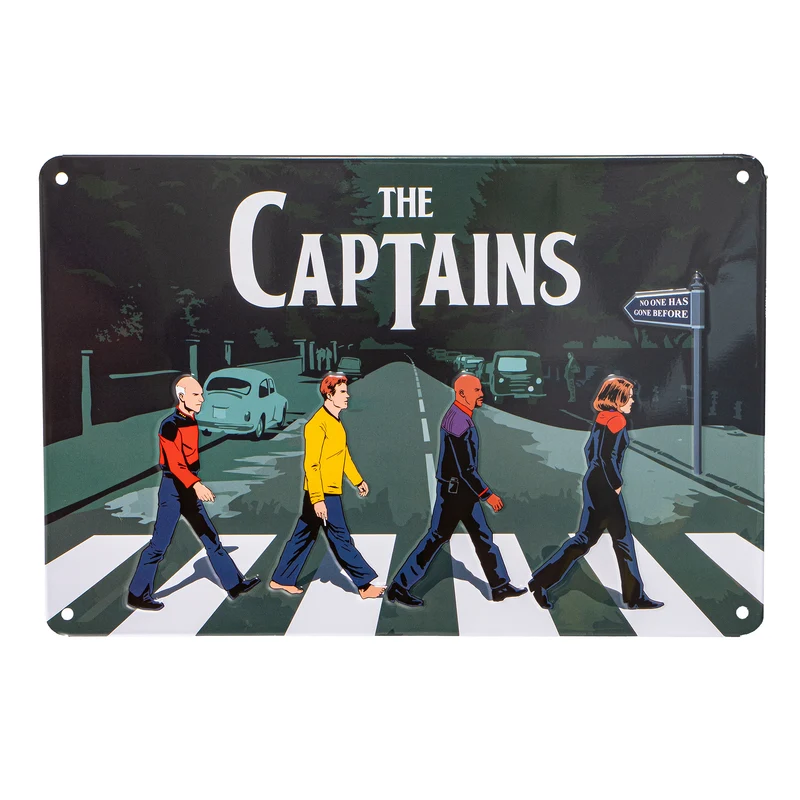 Plaque en métal - The Captains
