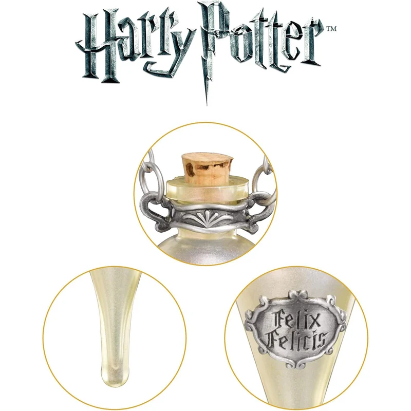Harry Potter Felix Felicis Phiole Pendentif & Présentoir