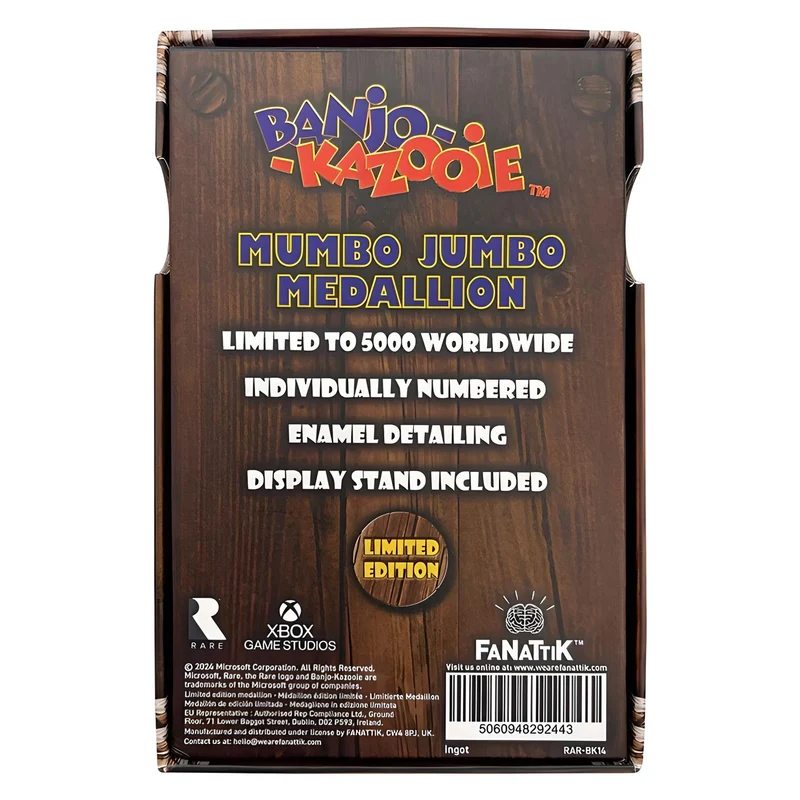 Banjo Kazooie Mumbo Jumbo Médaillon édition limitée
