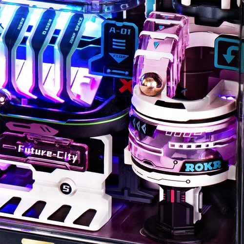 The Future City Cyberpunk Kit de jeu de billes