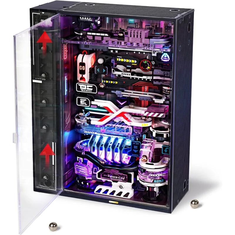 The Future City Cyberpunk Kit de jeu de billes