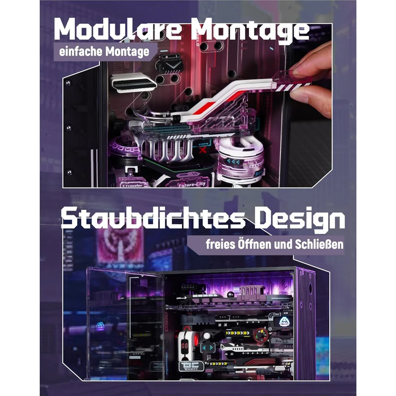The Future City Cyberpunk Kit de jeu de billes