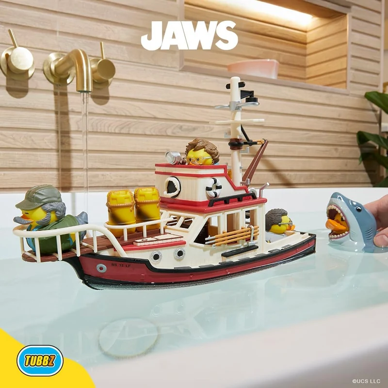 Jaws TUBBZ Bateau Orca et mini-canards de bain Set à collectionner
