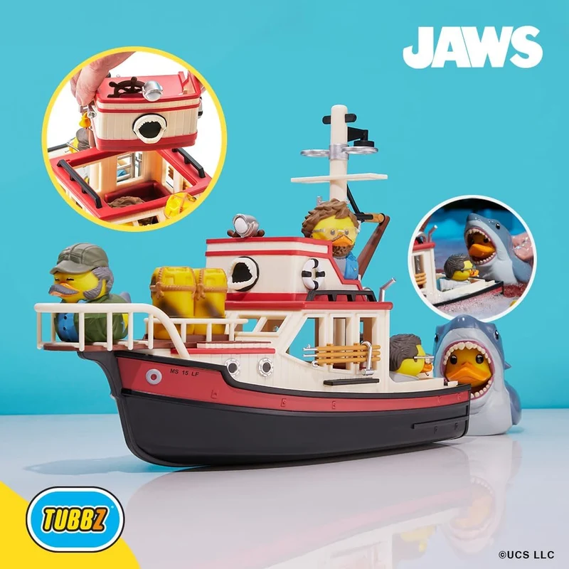 Jaws TUBBZ Bateau Orca et mini-canards de bain Set à collectionner