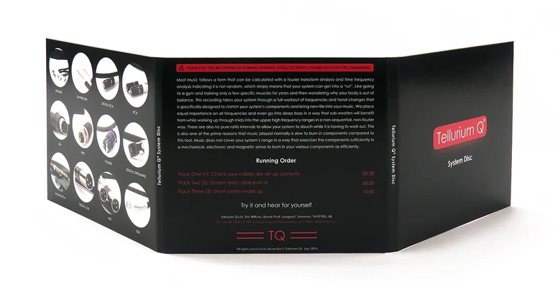 Tellurium Q System Disq - Disque conçu pour une vérification de vos câbles installés!