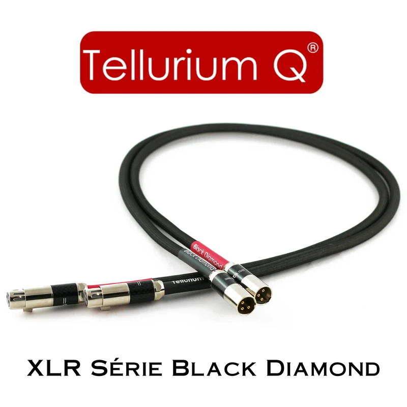 Tellurium Q DTBLKDX - Câbles XLR haut de gamme 1M-3M (la paire)