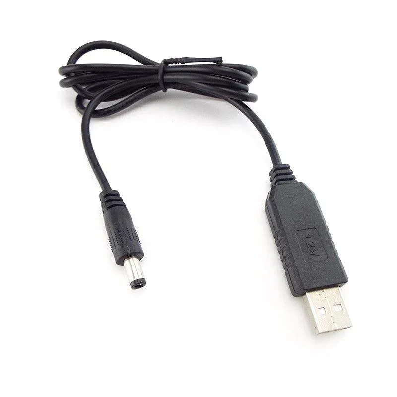 Câble USB vers 5.5x2.5mm 5V à 12V