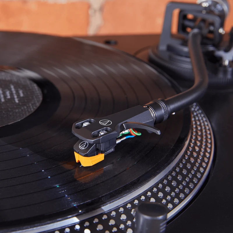 audio-technica AT-VM95EN - Cartouche à aimant mobile (Moving Magnet MM) à double aimants et stylet nu elliptique