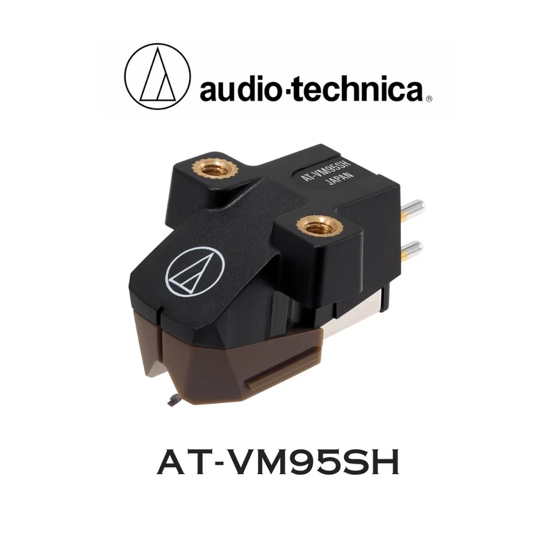 audio-technica AT-VM95SH - Cartouche à aimant mobile (Moving Magnet MM) à double aimants et stylet nu elliptique