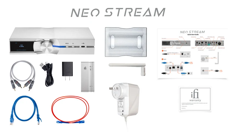 iFi Audio NeoStream - Lecteur réseau avec DAC Hi-Res à 4 canaux