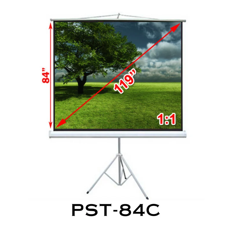 Antra PST-84C - Écran de projection 1:1 de 84" x 84"