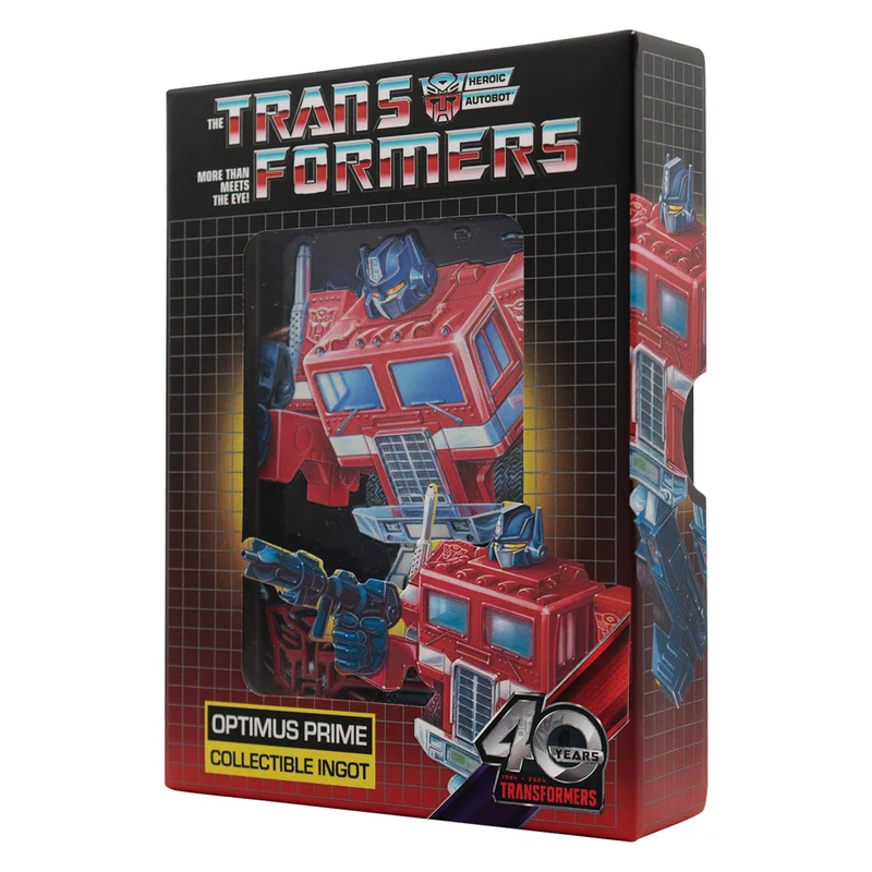 Transformers 40th Anniversary Lingots de métal limités à collectionner